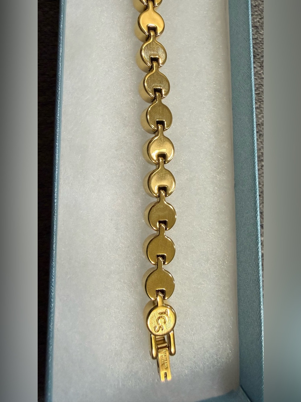 BNIB Touchstone Crystal by Swarovski Golden Ice Bracelet - Picture 6 of 7